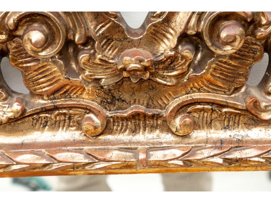 Rococo Giltwood Hand Carved Wall Mirror