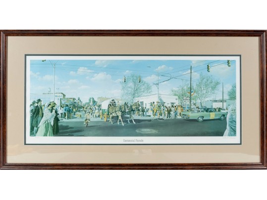 Robert Doors 1967 Centennial Parade Numbered Lithograph 