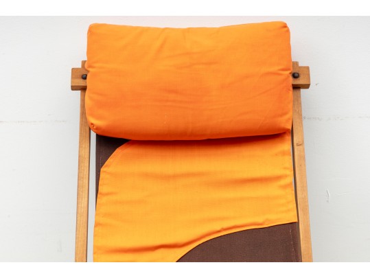 Mid-Century Padded Sling Chair