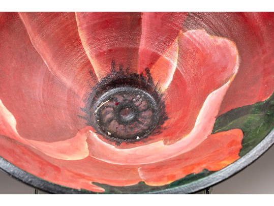 Large Hand-Painted Ceramic Bowl