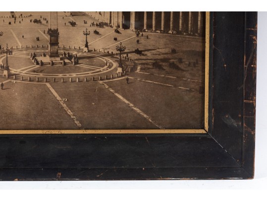 Charles Soulier (Italian, B. 1840 - 1891) Saint Peters Square Vintage Photo Print