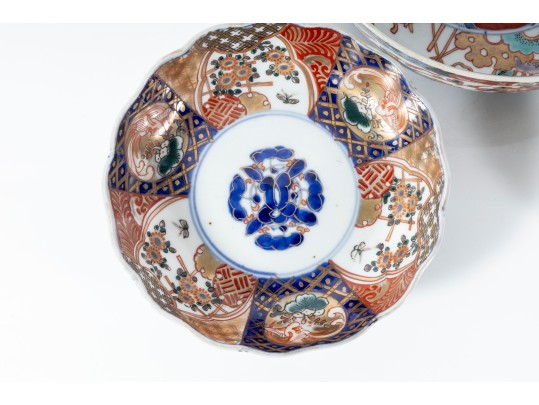 Trio Of Mixed Antique Imari-Ware Bowls