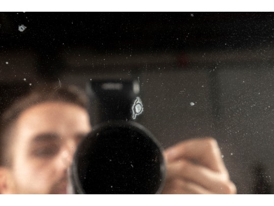 Vintage Arched Gilt Mirror