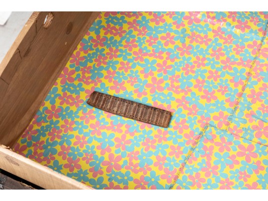 Large Antique Likly & Rockett Steamer Trunk