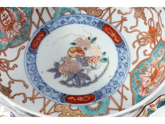 Trio Of Mixed Antique Imari-Ware Bowls