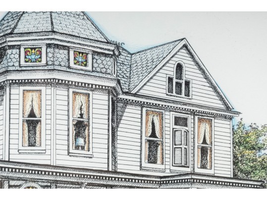 Pencil Signed Limited Edition Hand-Colored Estate Lithograph