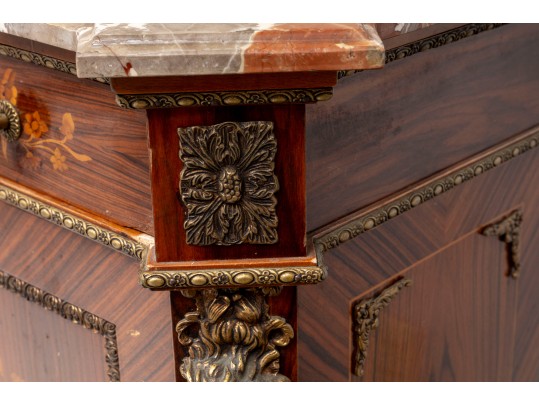 19th Century French Marquetry Buffet