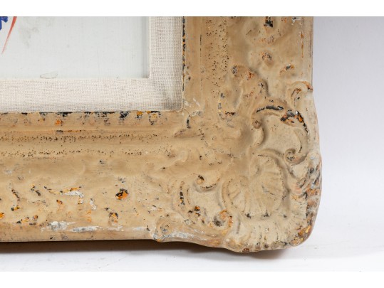 Serge Mendjisky (French, 1929–2017) Pointillism Oil On Board Painting 