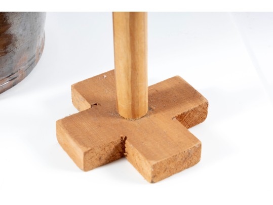 Antique Salt Pottery Butter Churn Pot