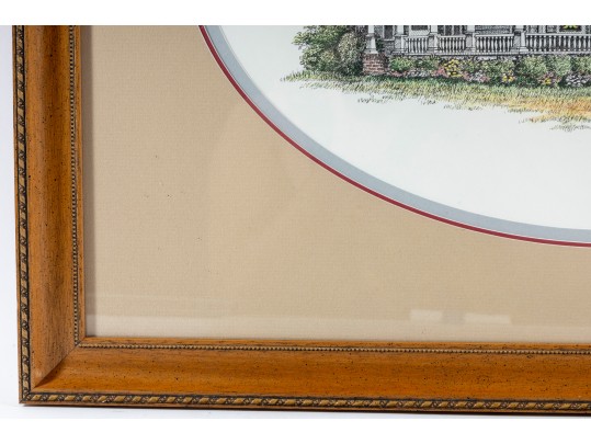 Pencil Signed Limited Edition Hand-Colored Estate Lithograph