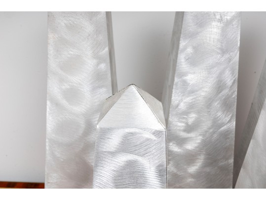 Collection Of Aluminum Sheet Obelisks 