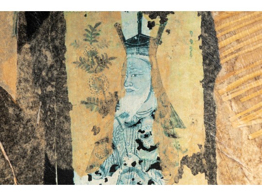 Bhuddist Mixed Media Collage -- Unknown Artist