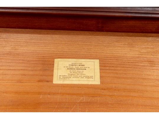 Vintage Eldred Wheeler Chippendale Style Cherry Tall Chest Of Drawers