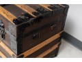 Large Antique Likly & Rockett Steamer Trunk