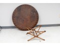 Antique Islamic Copper Tray & Stand