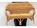 Vintage Children's Wicker Bench