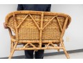 Vintage Children's Wicker Bench