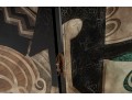 Picasso Themed Wood Folding Panel Divider