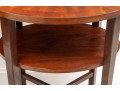 Knight's Furniture Oval Marquetry Side Tables