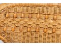 Vintage Children's Wicker Bench