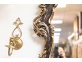 Black/Gilt Rococo Style Wall Mirror 