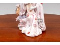 Hand-Painted Porcelain Geisha Jikata Sculpture 