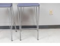 Two Retro Steel Parlor Chairs 
