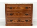 Vintage Eastlake Marble Top Chest