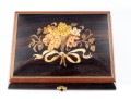 Italian Reuge Marquetry Trinket Box 