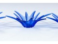 Trio Of Gorgeous Designs Cobalt Glass Starburst Dishes