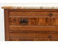 Vintage Eastlake Marble Top Chest