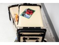 Trio Of Retro Global Views Travel/Storage Trunks