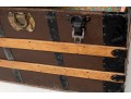 Large Antique Likly & Rockett Steamer Trunk