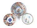Trio Of Mixed Antique Imari-Ware Bowls