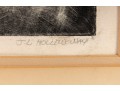 J.L. Holloway Signed & Numbered Etching Entitled, 