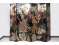Picasso Themed Wood Folding Panel Divider