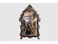 Black/Gilt Rococo Style Wall Mirror 