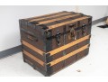 Large Antique Likly & Rockett Steamer Trunk