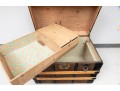 Large Antique Likly & Rockett Steamer Trunk