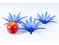 Trio Of Gorgeous Designs Cobalt Glass Starburst Dishes