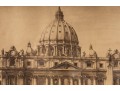 Charles Soulier (Italian, B. 1840 - 1891) Saint Peters Square Vintage Photo Print