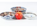 Trio Of Mixed Antique Imari-Ware Bowls