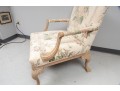 Vintage French Ball & Claw Foot Armchair