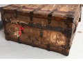 Antique Alexander McDonald French Flat Travel Trunk