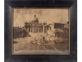 Charles Soulier (Italian, B. 1840 - 1891) Saint Peters Square Vintage Photo Print