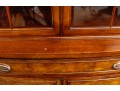 Vintage Sheraton Mohogany China Cabinet