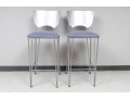Two Retro Steel Parlor Chairs 