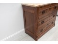 Vintage Eastlake Marble Top Chest