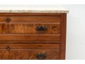 Vintage Eastlake Marble Top Chest