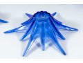 Trio Of Gorgeous Designs Cobalt Glass Starburst Dishes